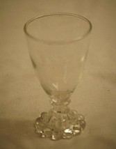 Old Vintage Boopie Clear by Anchor Hocking Juice Wine Glass 4-1/2&quot; MCM - £7.77 GBP