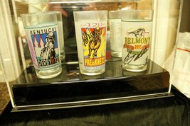 1995 Signature Series Collectors Glasses Kentucky Derby  Preakness Belmont MINT - £112.18 GBP