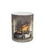 Cybertruck Accident Graphic Art Coffee Cup, Ceramic Mug Gift - $19.01 CAD+