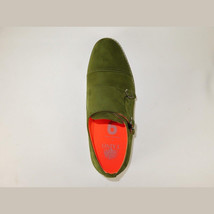 Men Tayno Dressy Casual Soft Suede Comfortable Double Buckle #Freshman Green image 7
