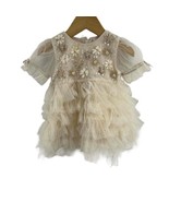 Tutu Du Monde Daffodil Dreamscape Layered Tutu Dress Sequin Floral 3-6 M... - £73.04 GBP