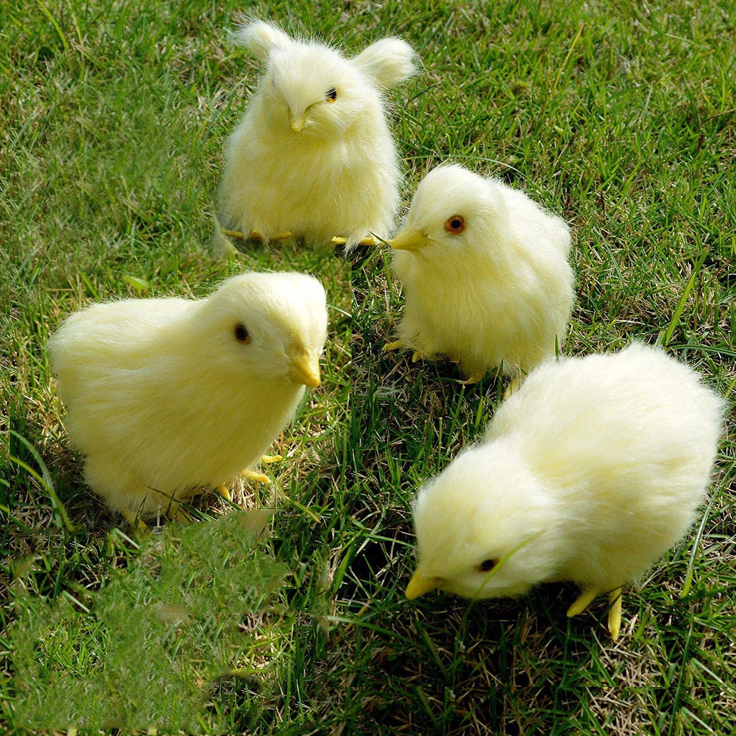 4 pcs Spring Easter Baby Chicks Toy Easter Decorations for Home, Easter Basket - £22.21 GBP+