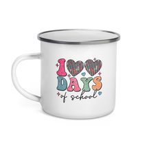 Coffee Mug-100 Days of School Retro Disco Hearts 100th Day of School Ena... - $20.74