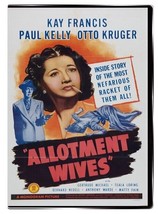 Allotment Wives 1945 DVD - Kay Francis, Paul Kelly, Otto Kruger FILM NOIR - £9.31 GBP