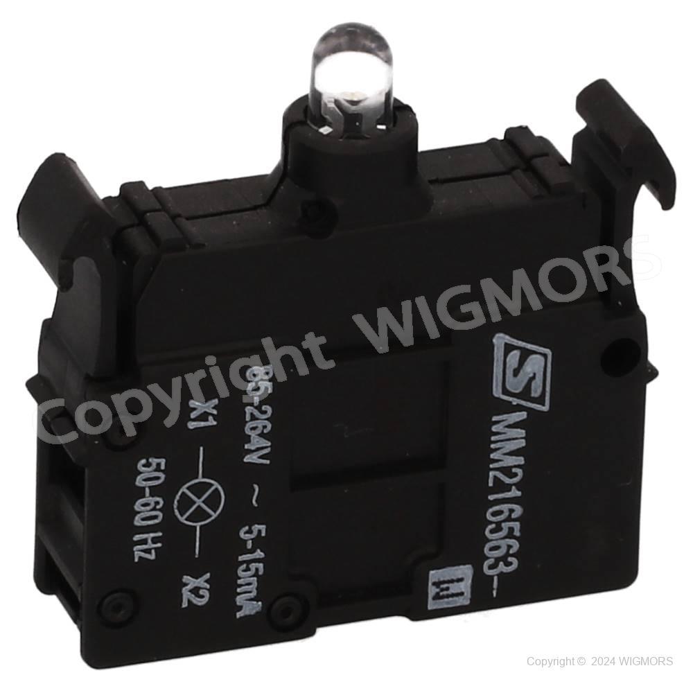 Signal light blocks LED 85-264V AC/DC white MMC 216563 - $11.99