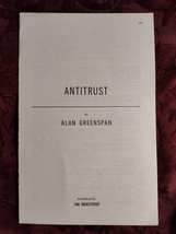 RARE Ayn Rand Objectivist Pamphlet ANTITRUST Alan Greenspan - £10.07 GBP