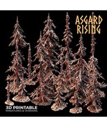 3D Printed Asgard Rising Infected Conifers Spruce Modular Forest Set 28m... - $50.41+