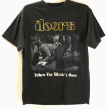 $75 The Doors Jim Morrison Music&#39;s Over 1943-1970 Black Poet Alstyle T-Shirt M - £54.27 GBP