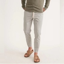 Marine Layer Mens Saturday Jogger Slim Fit Light Grey NWT XL Cotton Lyocell - £39.73 GBP