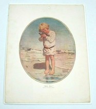 Antique 1914 Collier&#39;s Litho Art Print Billy Boy by Jessie Willcox Smith 15x12 - £39.84 GBP