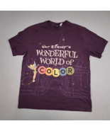 Wonderful World of Color Walt Disney Tinkerbell 100 Year T-Shirt Purple ... - £12.09 GBP