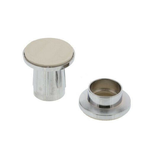 Pro Plus Chrome Adjustable Shower Curtain Rod Jiffy Flange 79261 - $3.90