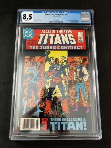Primary image for TALES OF THE TEEN TITANS #44 CGC 8.5 1ST NIGHTWING JERICHO NEWSSTAND WHITE PAGES