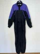 COLUMBIA men’s L Snow suit Ski board coveralls pants jacket leg zipper Black - $98.99