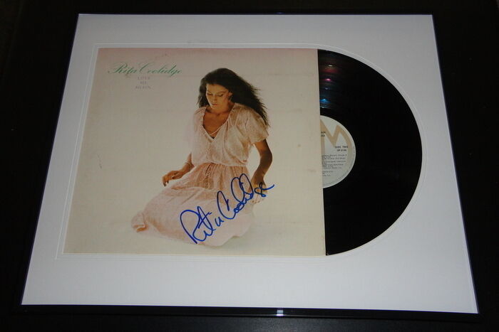 Primary image for Rita Coolidge Signed Framed 1978 Love Me Again Record Album Display