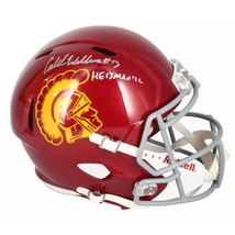 CALEB WILLIAMS Autographed &quot;HE13MAN &#39;22&quot; Trojans Full Size Speed Helmet ... - £415.37 GBP