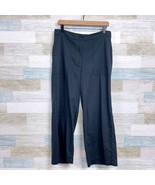 Eileen Fisher Organic Cotton Wide Leg Crop Utility Pants Black Casual Wo... - $79.19