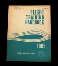 Vtg Flight Training Handbook Federal Aviation Agency 1965 USA Educational - $29.99
