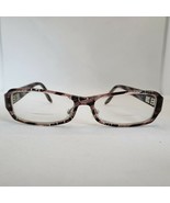 Armani Exchange AX215 Womens Purple Snakeskin Rectangle Eyeglasses Frame... - £15.73 GBP