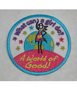 Girl Scout Patch - What Can a girl do? A World of Good! - €12,88 EUR