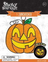 DIY Colorbok Glow in Dark Pumpkin Halloween Suncatcher Kit Kids Craft Project - £9.59 GBP