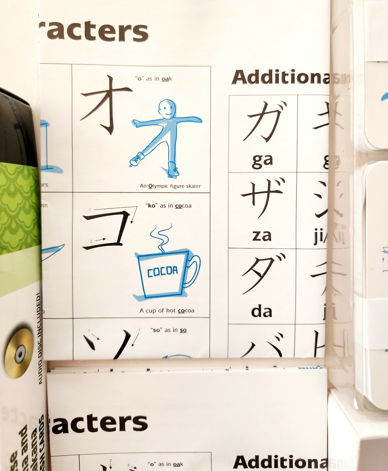 2012 Japanese Hiragana & Katakana Beginners Flash Cards w/ CD Charts Kit F16 Item image 7