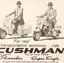 1959 Cushman Motors Scooter Pacemaker Eagle Advertisement Transportation... - $374.75 MXN