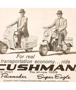 1959 Cushman Motors Scooter Pacemaker Eagle Advertisement Transportation... - $28.05 CAD