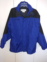 COLUMBIA MEN&#39;S BLUE/BLACK 3-IN-1 WINTER JACKET-S-VERY GENTLY WORN-REMOVA... - $73.87