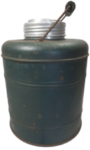 Vintage 1950&#39;s Thermic Insulated Metal Jug w/ Handle Porcelain Lined Hot... - $36.62