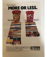 1987 Tyco Super Blocks Vintage Print Ad pa8 - $8.90