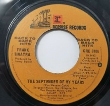 Frank Sinatra 45 EP The September . . . Softly, as I . . . Reprise Records Rare - £6.52 GBP