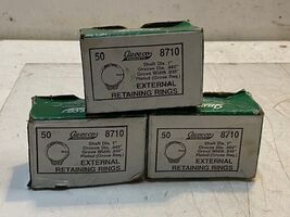 3 Quantity of Auveco 8710 External Retaining Rings Qty 50 (150 Quantity ... - $35.99