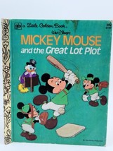 *VINTAGE* Mickey Mouse and the Great Lot PLOT Little Golden Books  - £4.77 GBP