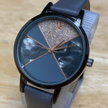 FMD Lady Japan Movt Black Case Mosaic Dial Analog Quartz Watch~New Battery - $230.01 MXN