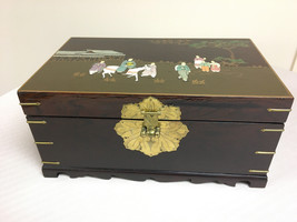 Tabletop Vintage Chinese Musical jewelry box 1990&#39;s (Original Owner!!) - £77.84 GBP