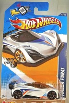 2012 Hot Wheels #96 Faster Than Ever 6/10 MAZDA FURAI White w/Gold Trap5 Spokes - £19.64 GBP