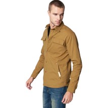 BLANKNYC Introvert Camel Snap Front Insulated Cotton Shirt Jacket Size L... - $56.91