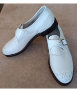 TZ GOLF - FootJoy CLASSIC Women&#39;s Wingtip Golf Shoes Size 8A Style #90402 - £91.69 GBP