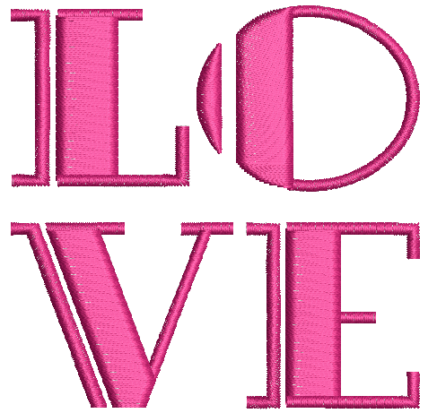 Love  machine embroidery design, instantly download tested - $1.99