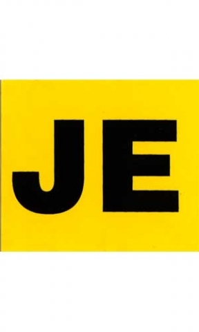 1967 - 1971 Corvette Decal Valve Cover Engine Code Letter JE - $21.59