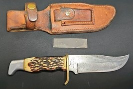 Schrade Uncle Henry Walden 171UH Big Pro Hunter Knife 1971 Carbon Steel ... - $388.07