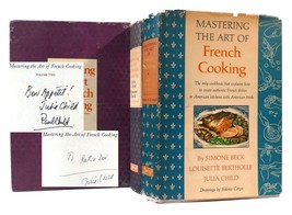 Julia Child Mastering The Art Of French Cooking Volumes One And Two Signed 1st 1 - £8,494.72 GBP