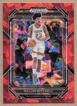 2023 Panini Prizm Draft Picks Red Ice #35 Dillon Mitchell Texas Longhorns - £3.86 GBP