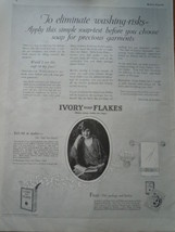 Vintage Ivory Soap Flakes Print Magazine Advertisement 1923 - $9.99