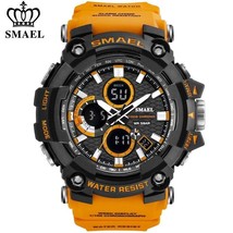 Smael Sports Mens Watches Top Brand Luxury Military Quartz Watch Men - £19.97 GBP