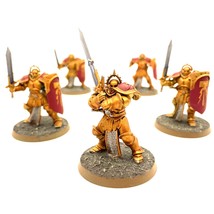 Stormcast Eternals Liberators 5 Painted Miniatures Warforged Age of Sigmar - £53.49 GBP