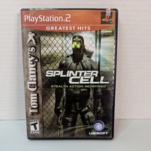 Tom Clancy Splinter Cell PLAYSTATION 2 (PS2) with Manual 2002 Greatest Hits - £6.41 GBP