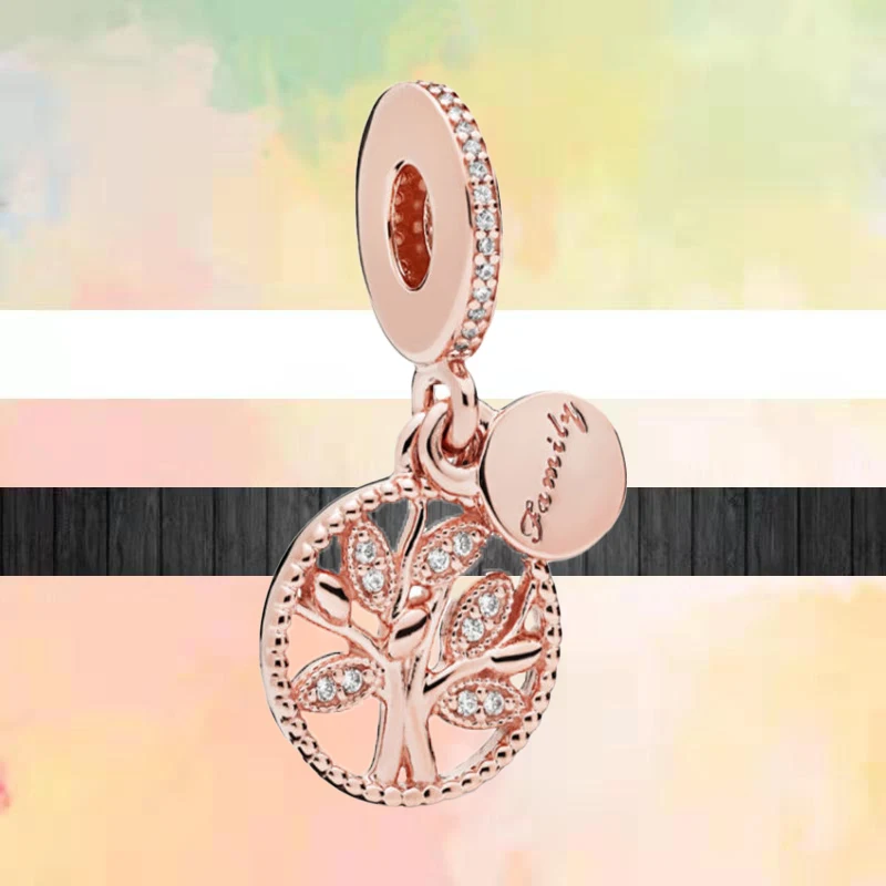 Game Fun Play Toys New Rose Gold Color Dreamcatcher Flowers Tree Feather Bead Pe - £23.18 GBP