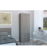 Light Gray 2-Drawer Armoire - $8,223.57 MXN